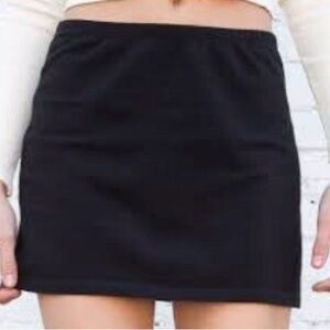 Brandy Melville Black Phoebe low rise Skirt